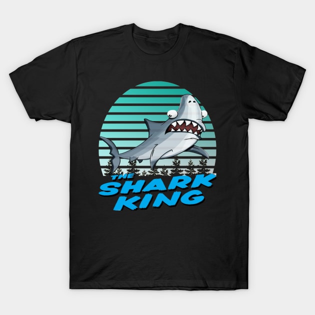 The Shark King T-Shirt by zaknad8